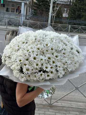 Букет ихз хризантем &laquo;Снежный вихрь&raquo; от интернет-магазина цветов в 