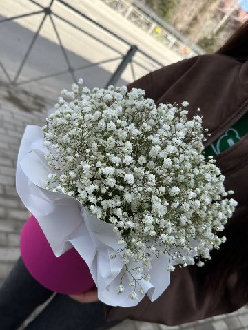 Композиция из гипсофил &laquo;Облачная нежность&raquo; от интернет-магазина цветов в 