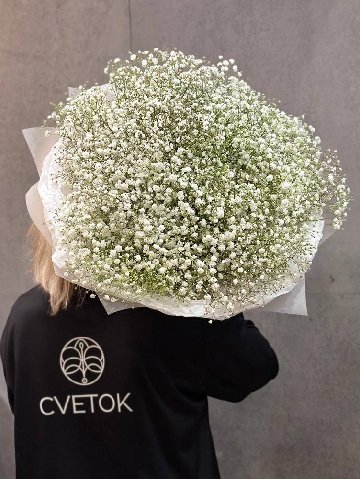 Букет из гипсофил &laquo;Нежное облако&raquo; от интернет-магазина цветов в 
